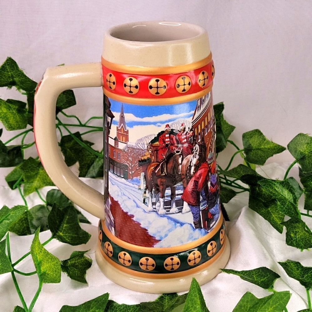 Budweiser. 1993 Hometown Holiday. Handcrafted in Brazil. Like New/Never Used